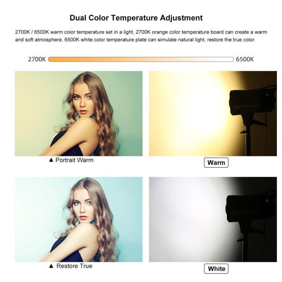 PULUZ 220V 120W Studio Video Light + 2.8m Light Holder + 65cm Foldable Lantern Softbox Photograph...