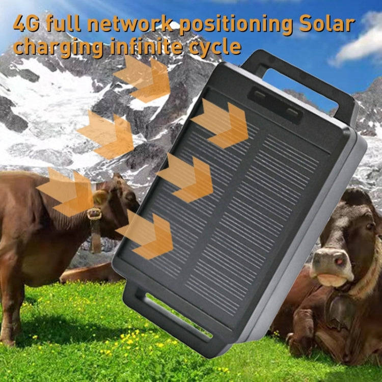 4G Asia Version Intelligent Waterproof GPS Pet Tracker Solar Energy Cattle Sheep Position Locator