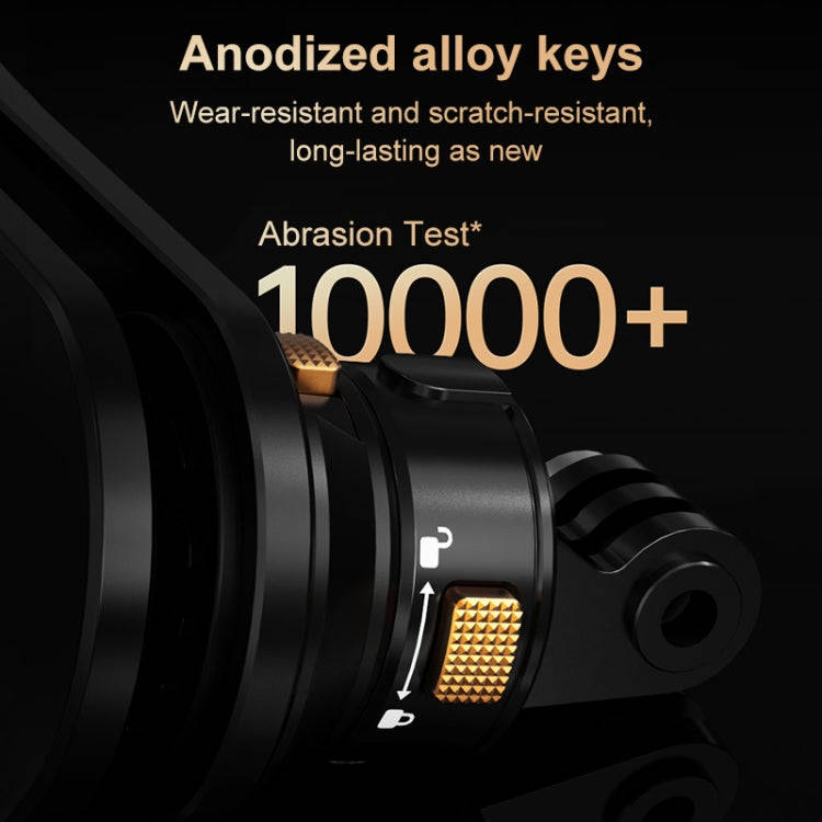 PULUZ Magnetic Quick Release Backpack Strap Clip (Black)