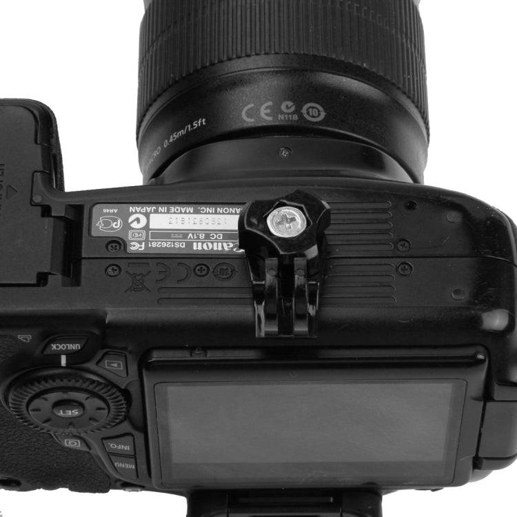 PULUZ Screw Tripod Mount Connecting Adapter for GoPro, Insta360, DJI and Other Action Cameras(Black)