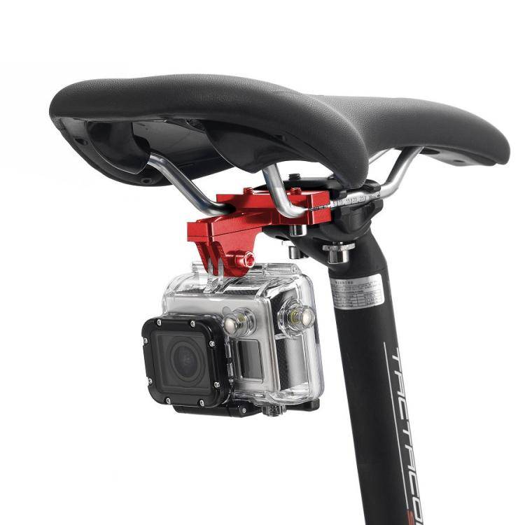 PULUZ Aluminium Alloy Bike Seat Cushion Mount for for GoPro, Insta360, DJI and Other Action Camer...