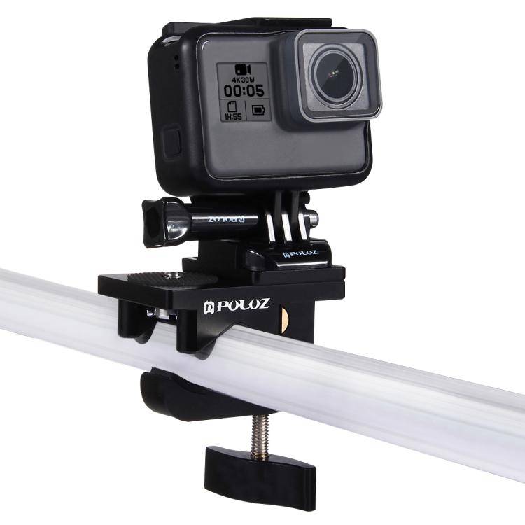 PULUZ Aluminium Alloy Mount Universal Fixing Clamp for GoPro, Insta360, DJI and Other Action Cameras