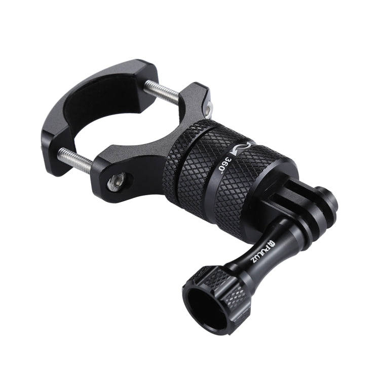 PULUZ 360 Degree Rotation Bike Aluminum Handlebar Adapter Mount with Screw for GoPro, Insta360, D...