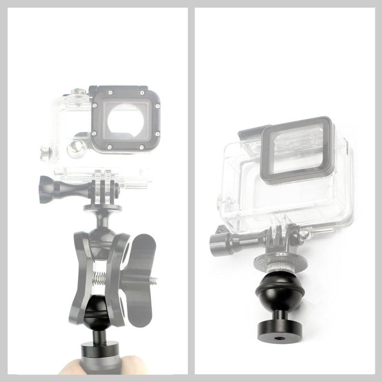 PULUZ CNC Aluminum Ball Head Adapter Mount for GoPro, Insta360, DJI and Other Action Cameras, Dia...