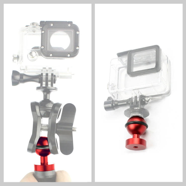 PULUZ CNC Aluminum Ball Head Adapter Mount for GoPro, Insta360, DJI and Other Action Cameras, Dia...