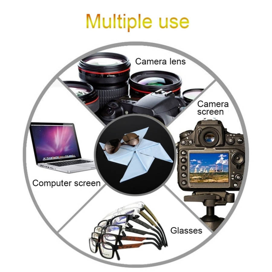 50 PCS PULUZ Soft Cleaning ClothGoPro, Insta360, DJI and Other Action Cameras LCD Screen, Tablet ...