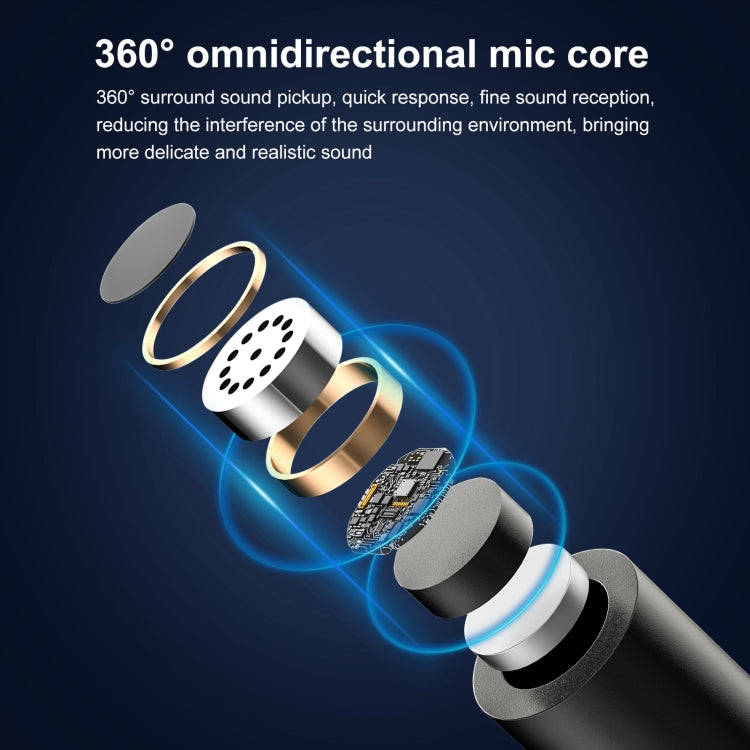 PULUZ Wireless Lavalier Noise Reduction Reverb Microphones for Type-C Phone, Type-C Receiver and ...