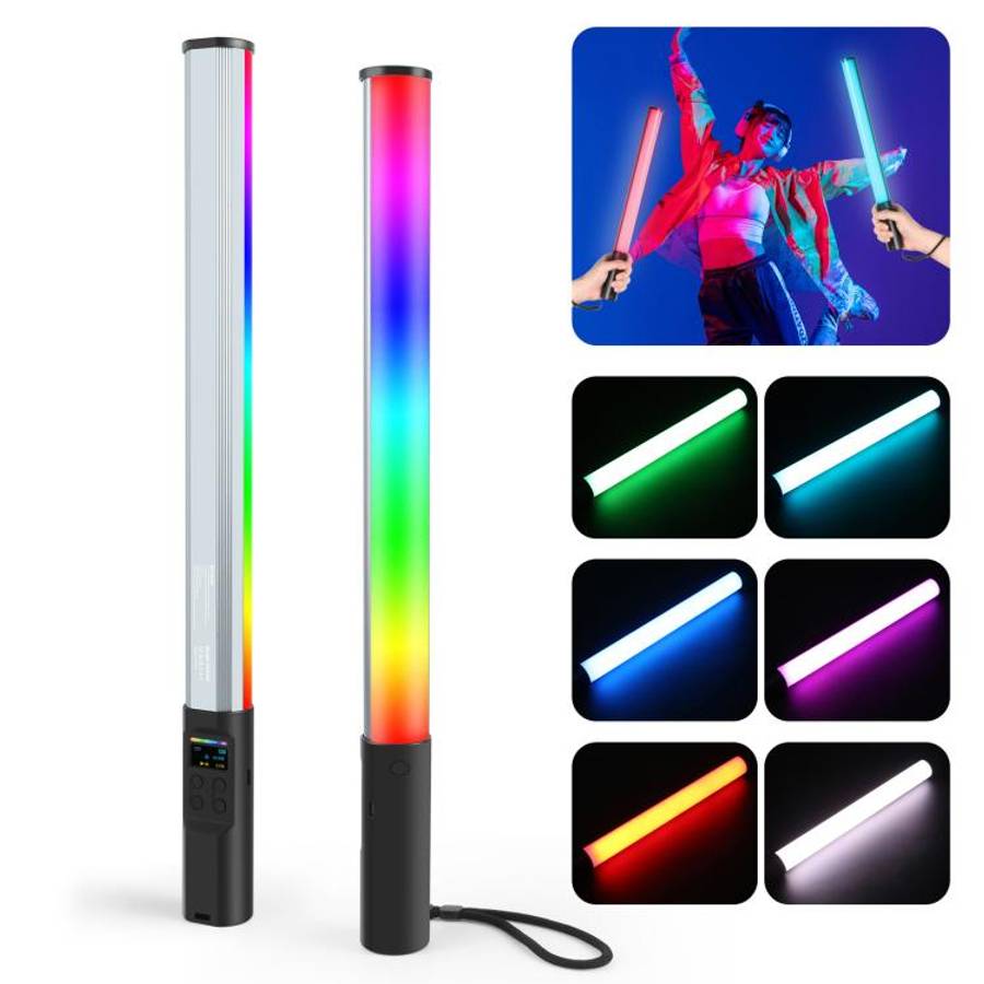 PULUZ 132 LEDs Photo Handheld Stick Light RGB Fill Light