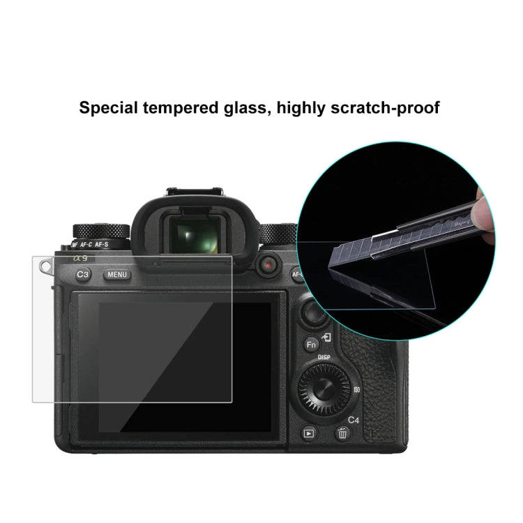 PULUZ 2.5D 9H Tempered Glass Film for Sony ILCE-9 (A9), Compatible with Sony A99 / HX400 / H300 /...
