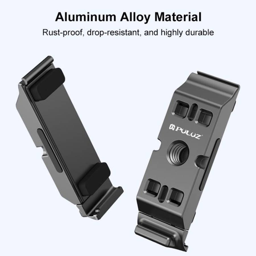PULUZ ACE / AC Aluminum Alloy Vertical Shooting Magnetic Quick-release Battery Side Interface Cov...