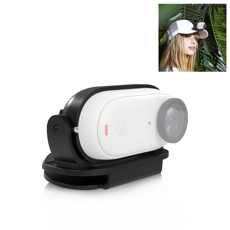For Insta360 GO3 / GO 3S PULUZ Easy Clip Hat Clip Quick Release Clamp Magnetic Frame Fixed Mount ...