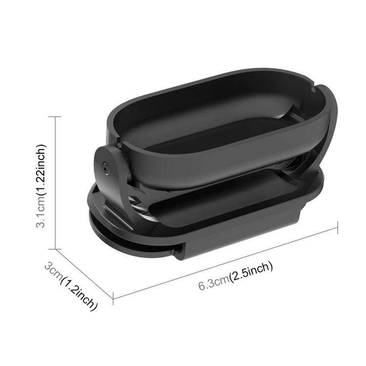 For Insta360 GO3 / GO 3S PULUZ Easy Clip Hat Clip Quick Release Clamp Magnetic Frame Fixed Mount ...