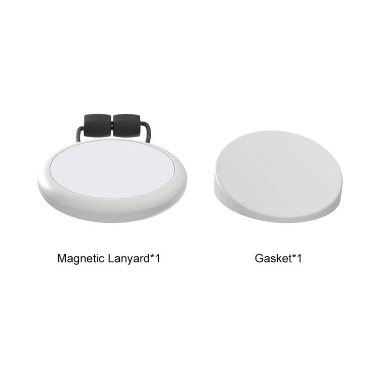 For Insta360 GO 3 / GO 3S PULUZ Magnetic Pendant Holder Quick Release Neck Strap (White)