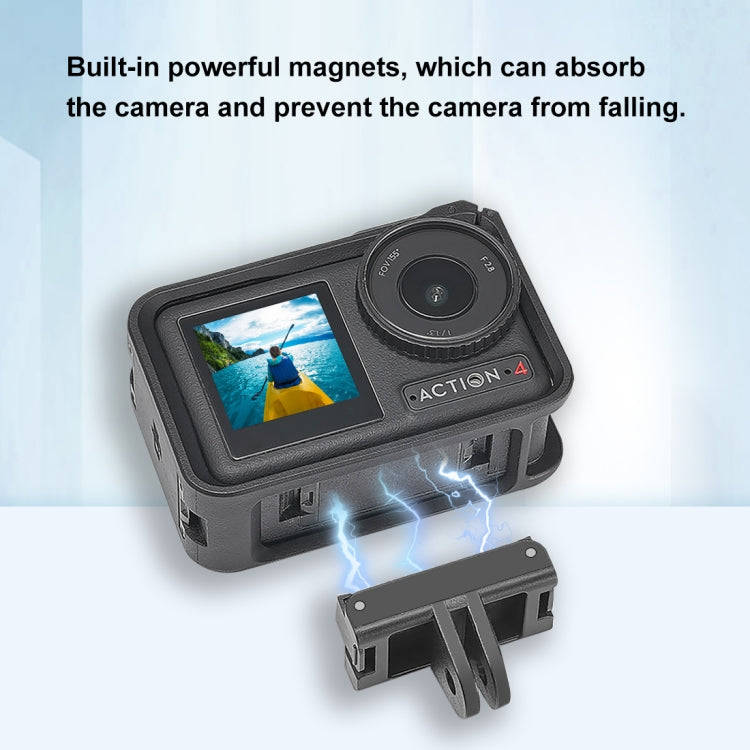 For DJI Osmo Action 5 Pro / 4 / 3 / Osmo 360 PULUZ Magnetic Quick Release Base Expansion Mount (B...
