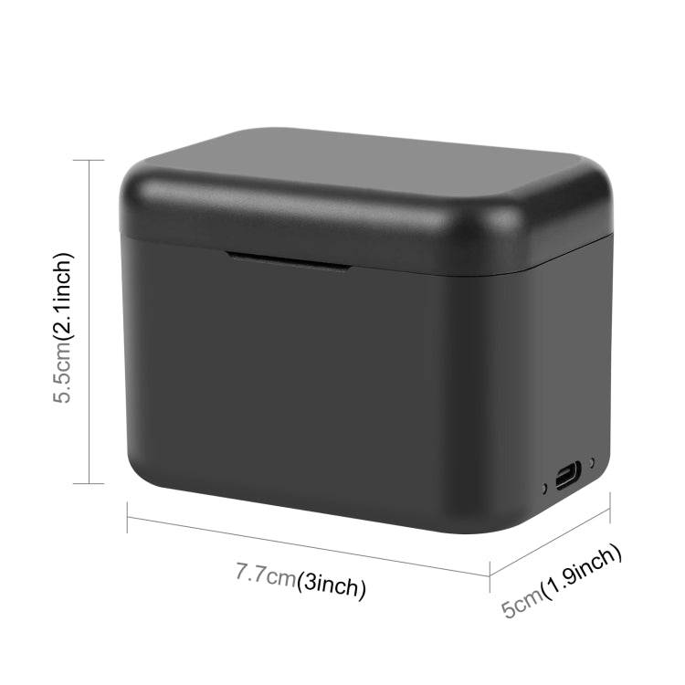For Insta360 X4 PULUZ Battery Charging Box Battery & Memory Card Storage Case (Black)
