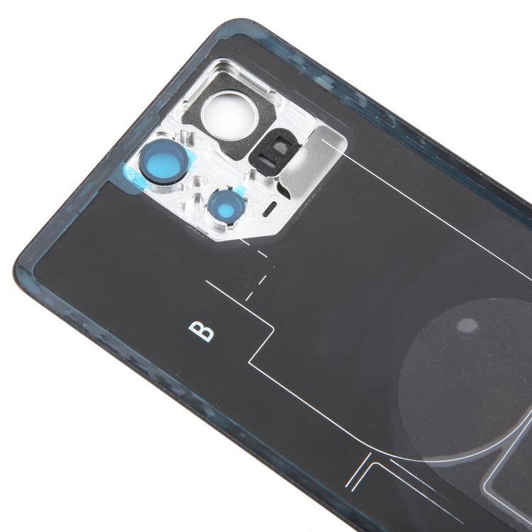 For Asus ROG Phone 9 5G Original Glass Battery Back Cover with Camera Lens Cover(Matte Black)