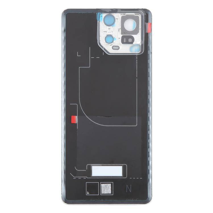 For Asus ROG Phone 9 5G Original Glass Battery Back Cover with Camera Lens Cover(Matte White)