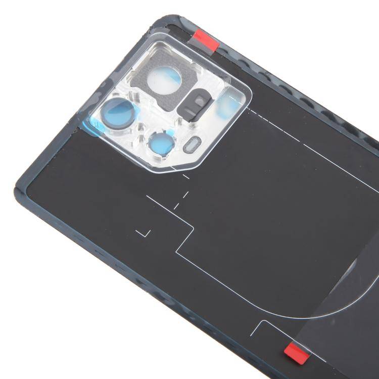 For Asus ROG Phone 9 5G Original Glass Battery Back Cover with Camera Lens Cover(Matte White)