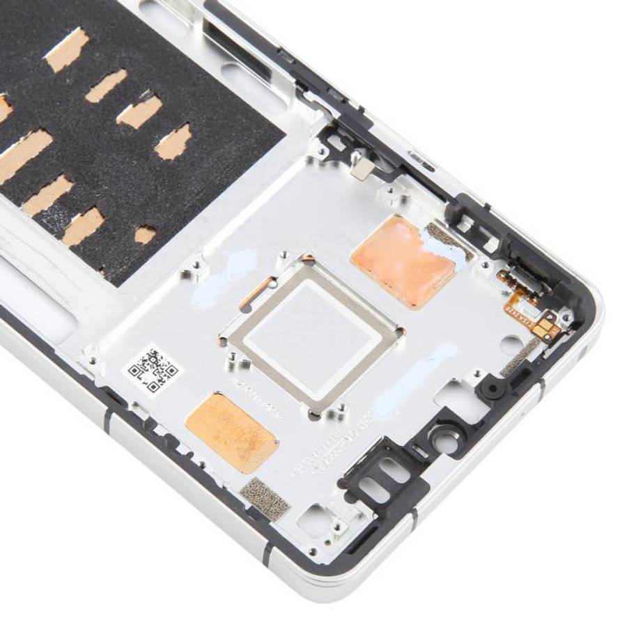 For ZTE nubia Z60S Pro Original Middle Frame Bezel Plate (Silver)
