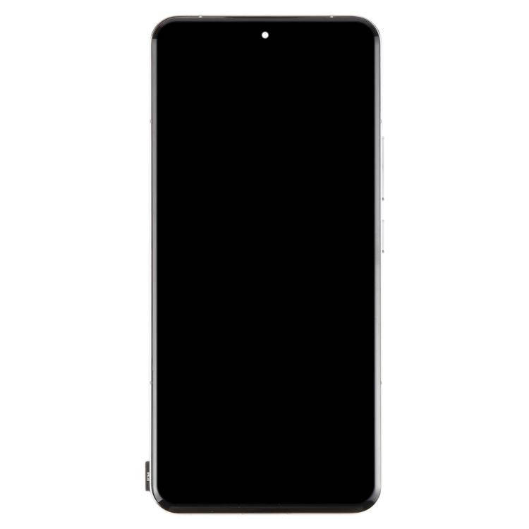 For Xiaomi 14 Pro AMOLED Original LCD Screen Digitizer Full Assembly with Frame (Silver)