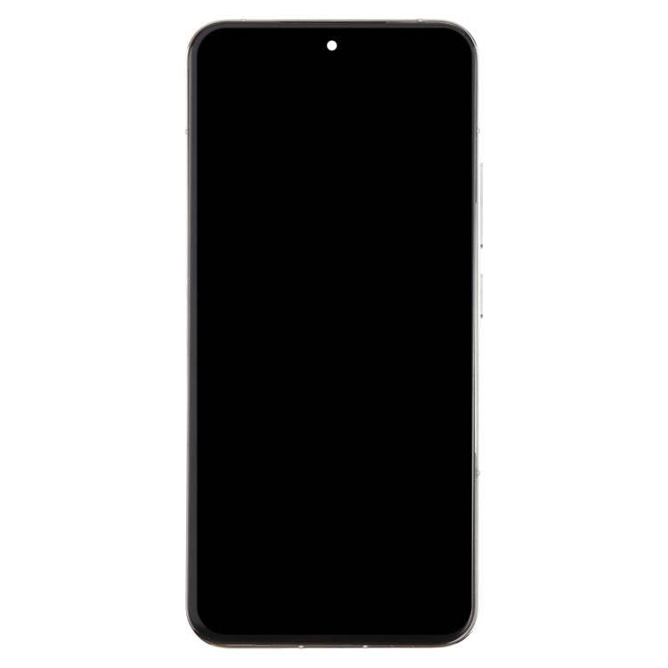 For Xiaomi 14 AMOLED Original LCD Screen Digitizer Full Assembly with Frame (Silver)