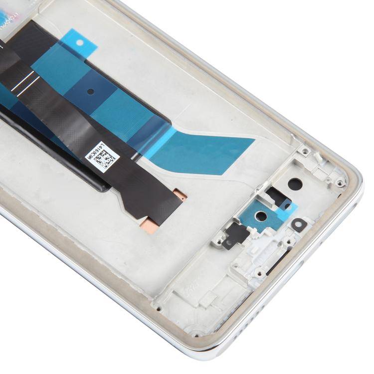 For Xiaomi Poco X7 5G AMOLED Original LCD Screen Digitizer Full Assembly with Frame (Silver)