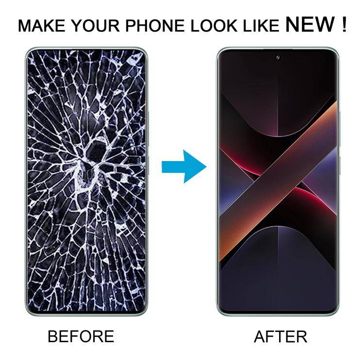 For Xiaomi Poco X7 5G AMOLED Original LCD Screen Digitizer Full Assembly with Frame (Black)