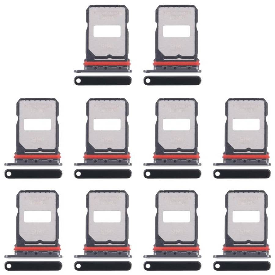 For Xiaomi Redmi K80 Pro 10pcs Original SIM Card Tray + SIM Card Tray (Jet Black)