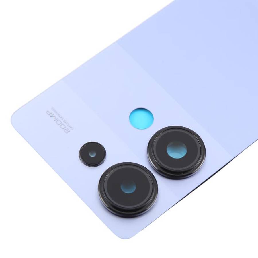 For Xiaomi Redmi Note 13 Pro 4G OEM Battery Back Cover with Camera Lens Frame(Purple)