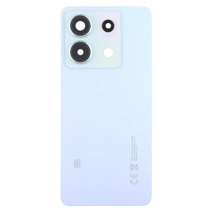 For Xiaomi Redmi Note 13 Pro 5G OEM Battery Back Cover with Camera Lens Frame(Blue)