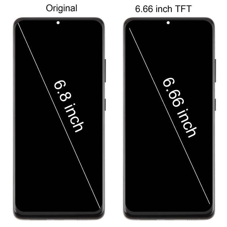 For Samsung Galaxy S21 Ultra SM-G998B 6.66 inch TFT LCD Screen Digitizer Full Assembly with Frame...