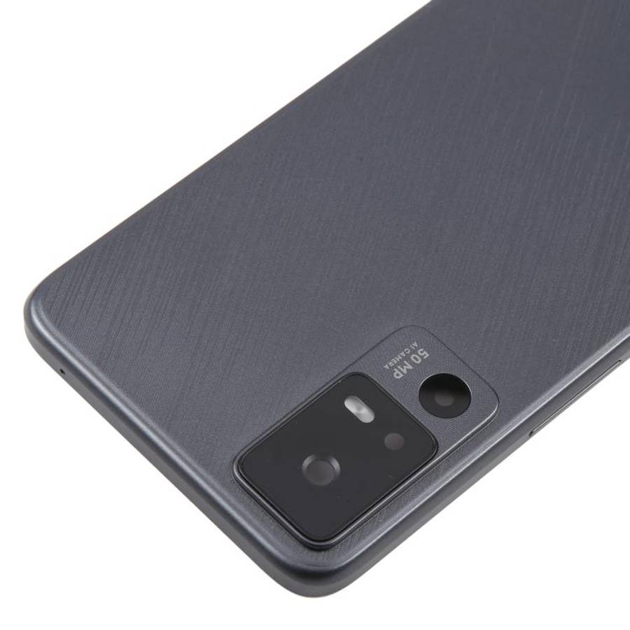 For TCL 40 R T771K Original Battery Back Cover with Camera Lens Frame(Black)