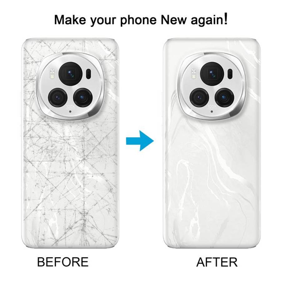 For Honor Magic6 Pro Battery Back Cover with Camera Lens Frame(White)