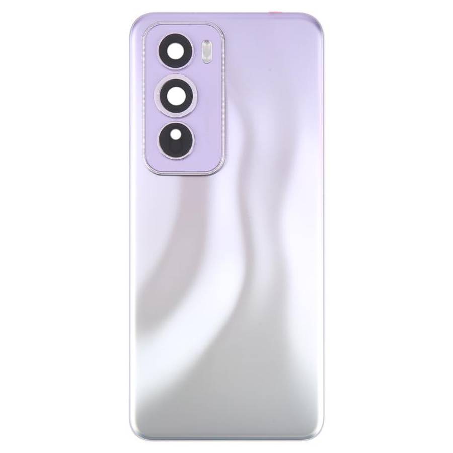 For OPPO Reno12 Pro 5G CPH2629 Original Battery Back Cover with Camera Lens Frame(Purple)