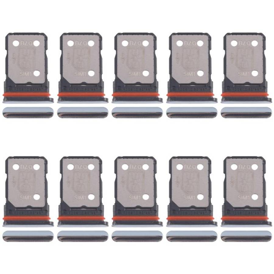 For Xiaomi Redmi A3 Pro 10pcs SIM Card Tray + SIM Card Tray (Blue)