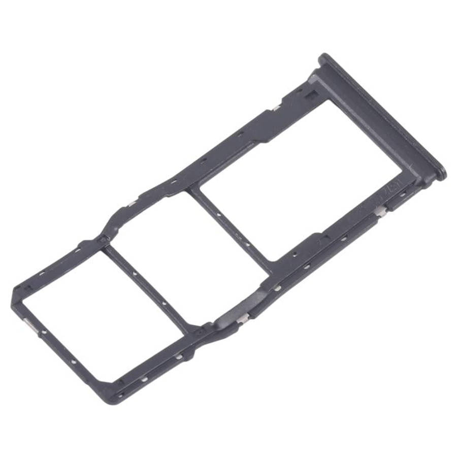 For Xiaomi Redmi 13C 5G 10pcs SIM Card Tray + SIM Card Tray + Micro SD Card Tray (Black)