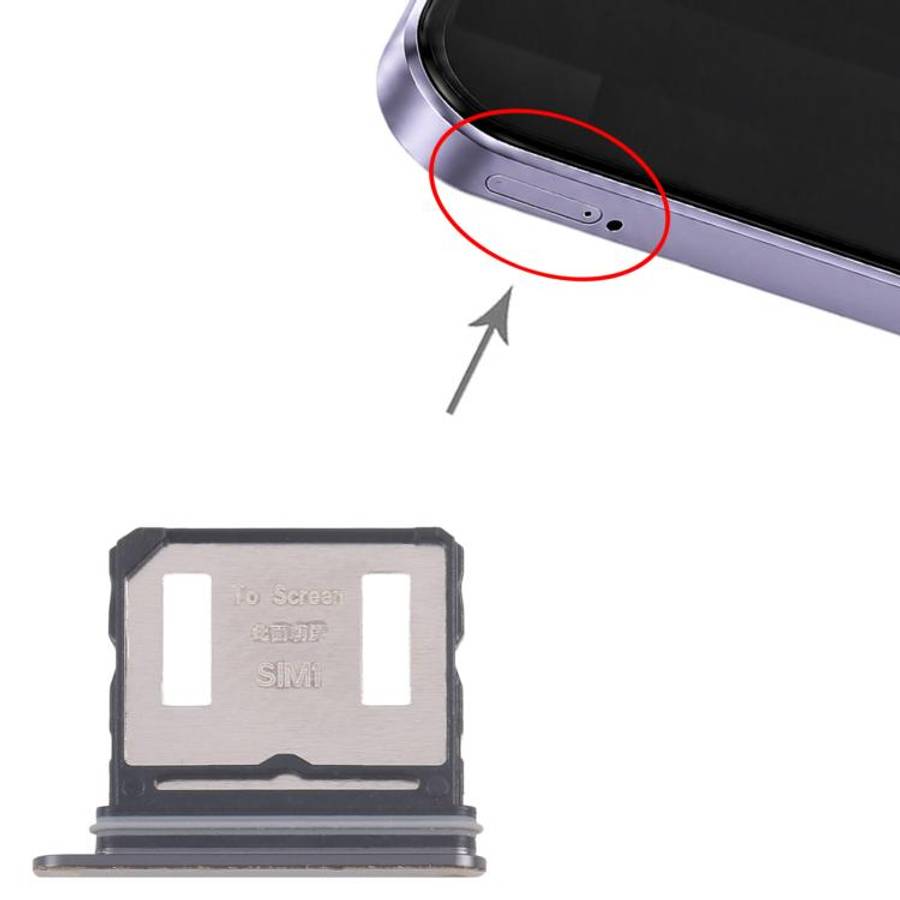 For Honor 500 Pro 10pcs Original SIM Card Tray + SIM Card Tray (Black)
