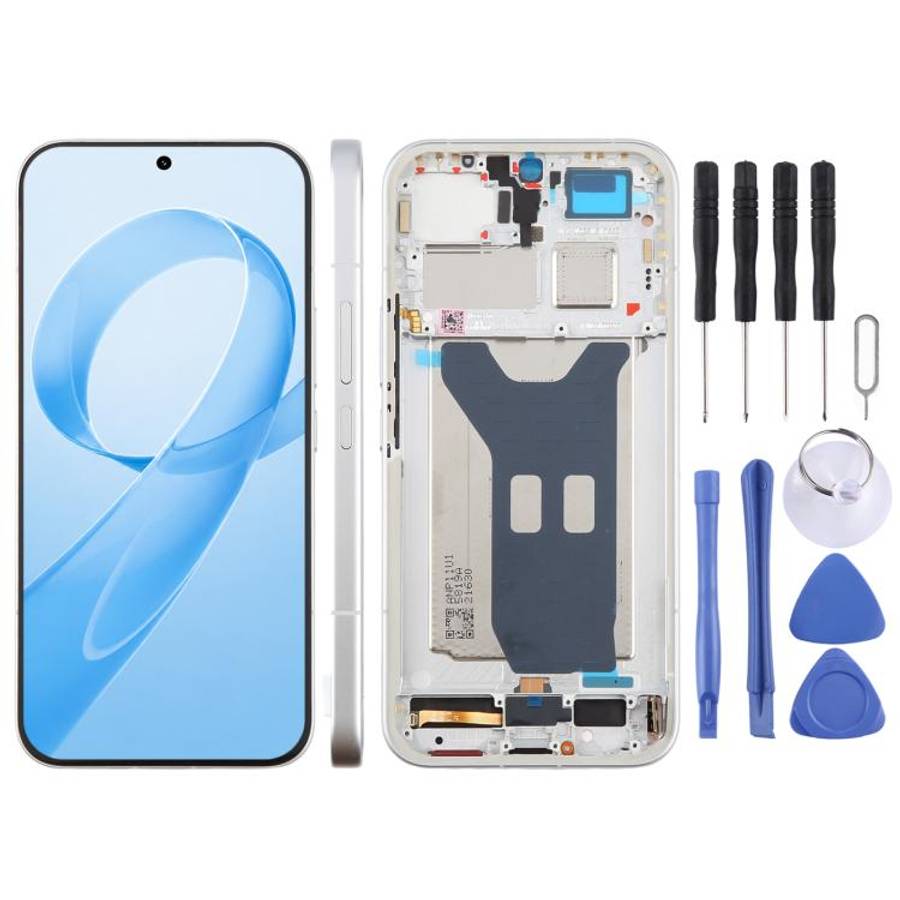For Redmi K90 Pro Max Original LCD Screen Digitizer Full Assembly with Frame (White)