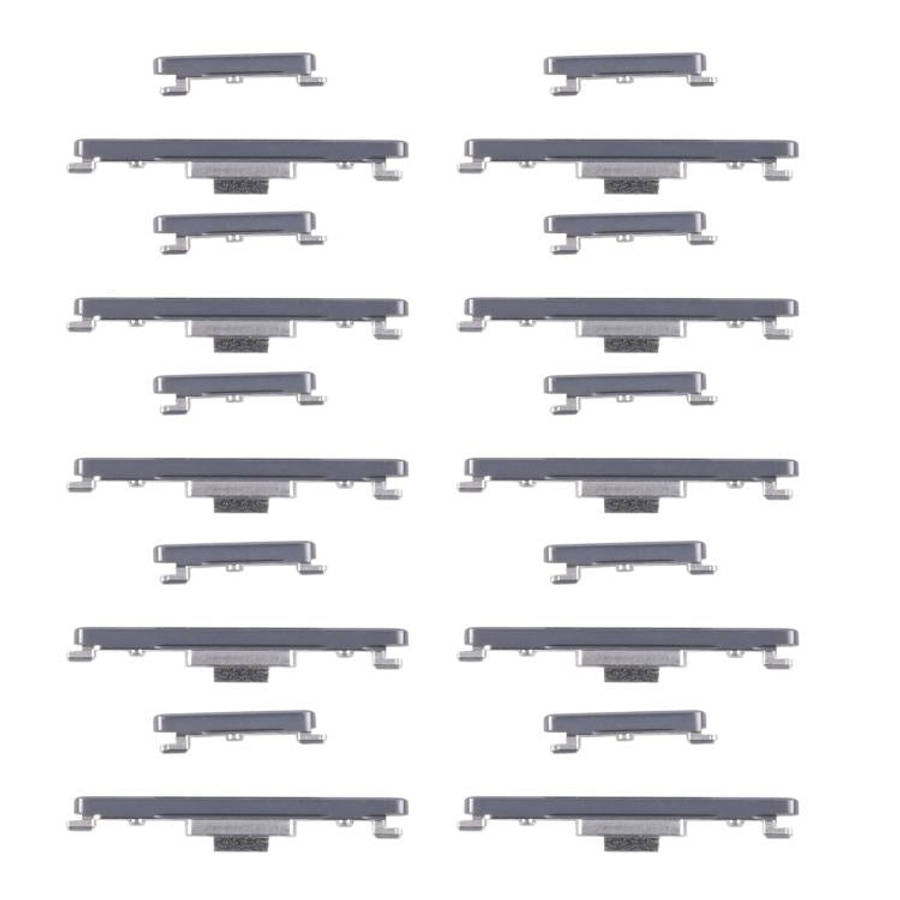 For Huawei P50 Pro 10pairs Original Power Button and Volume Control Button (Black)
