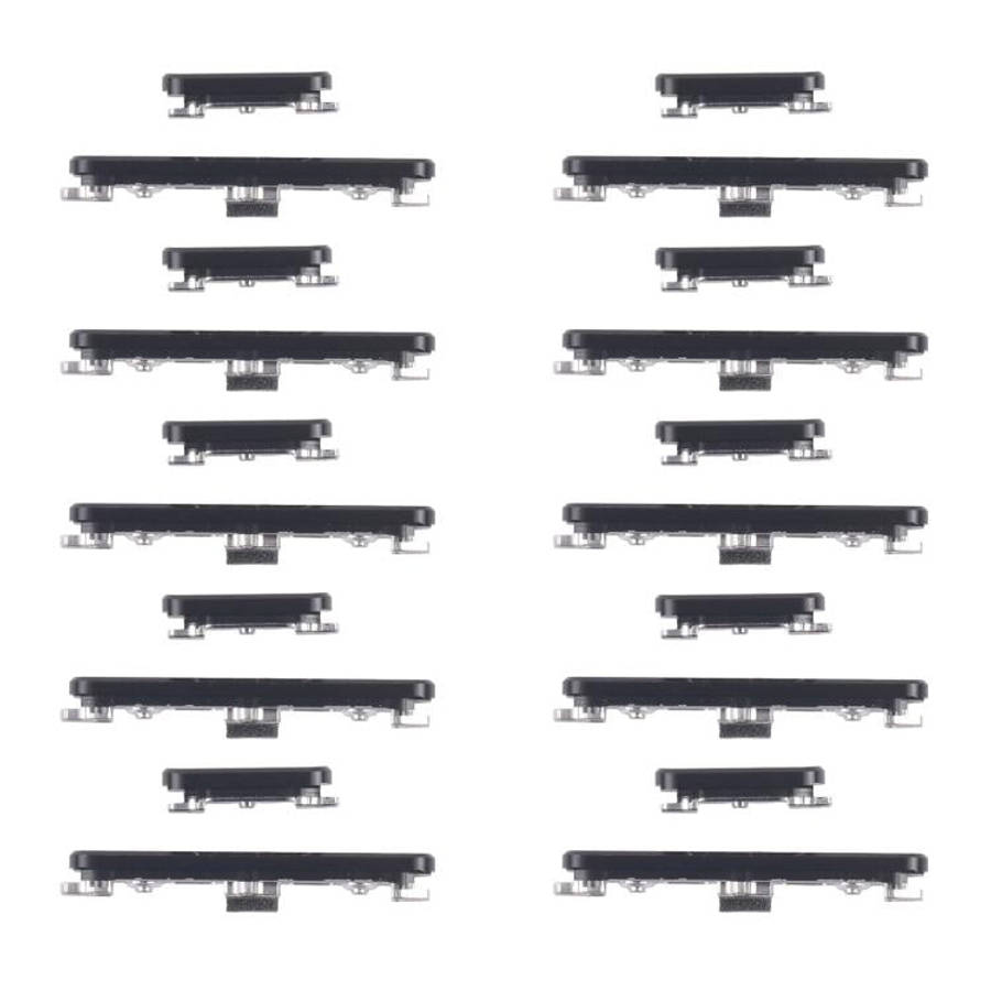 For Huawei Mate 60 Pro+ 10pairs Original Power Button and Volume Control Button (Black)