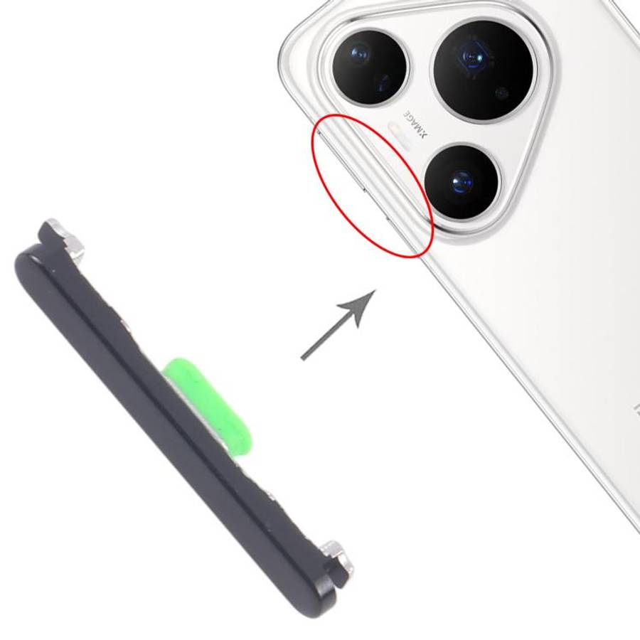 For Huawei Pura 80 Pro 10pcs Original Volume Control Button (Black)