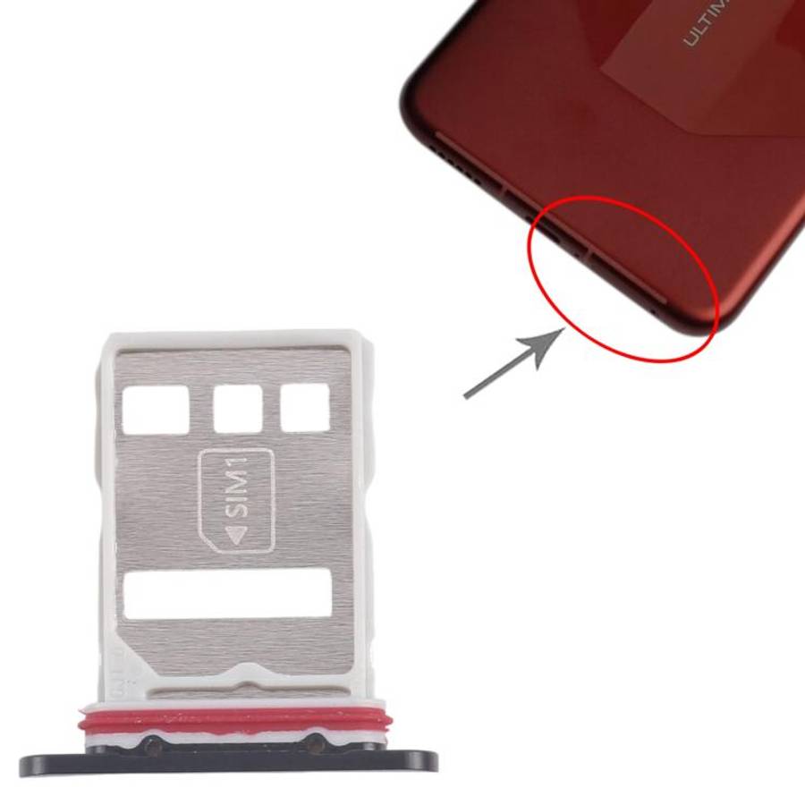 For Huawei Mate 60 Pro 10pcs Original SIM Card Tray + NM Card Tray (Black)