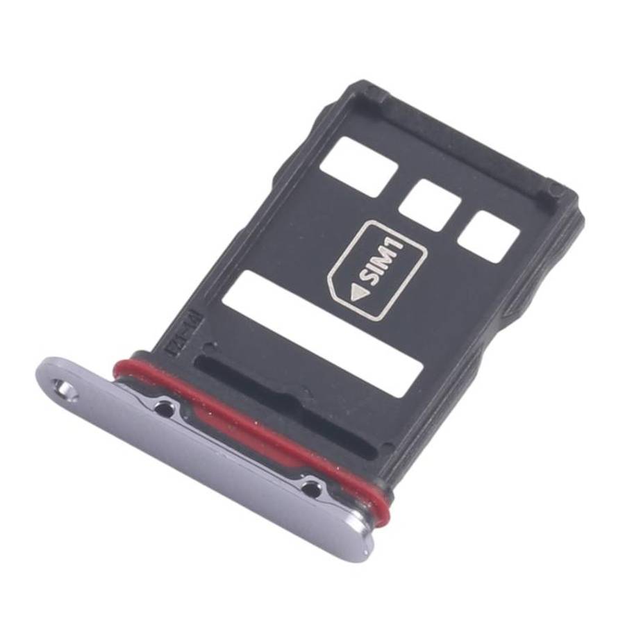 For Huawei P50 Pro 10pcs Original SIM Card Tray + NM Card Tray (Black)