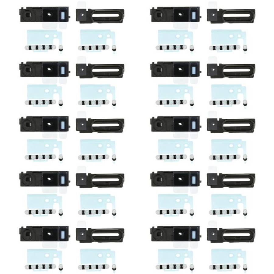 For iPhone 17 Pro Max 10sets Speaker Ringer Buzzer Dustproof Mesh (Blue)