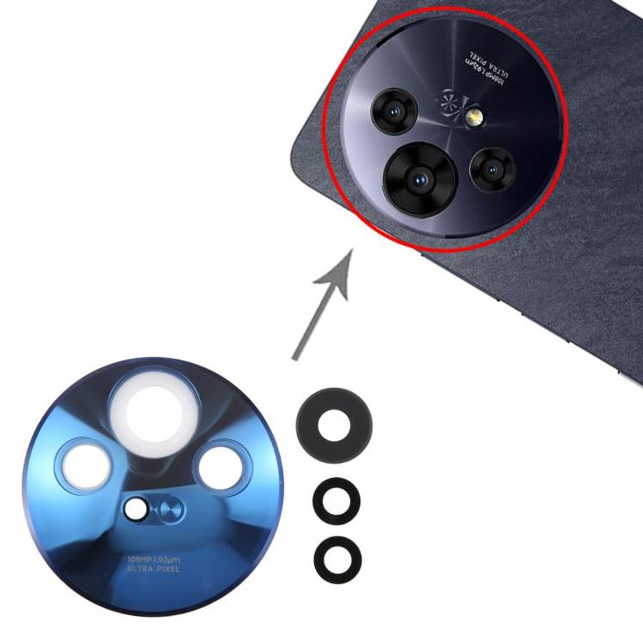 For TCL 50 NxtPaper / 50 Pro NxtPaper Original Back Camera Lens (Blue)