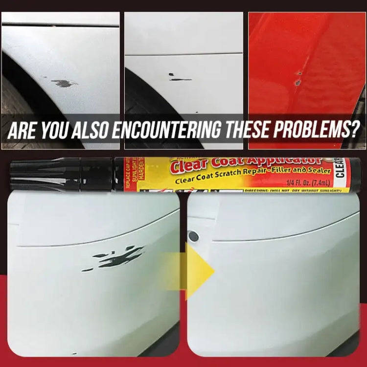 Pro Car Clear Coat Scratch Repair Filler & Sealer, Work on All Colors