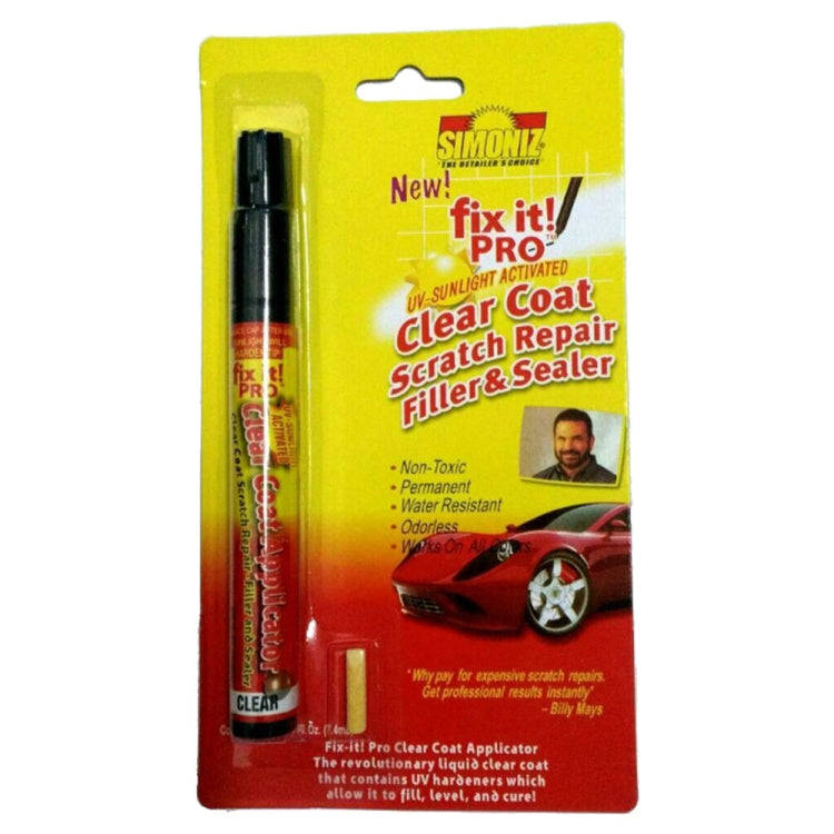 Pro Car Clear Coat Scratch Repair Filler & Sealer, Work on All Colors