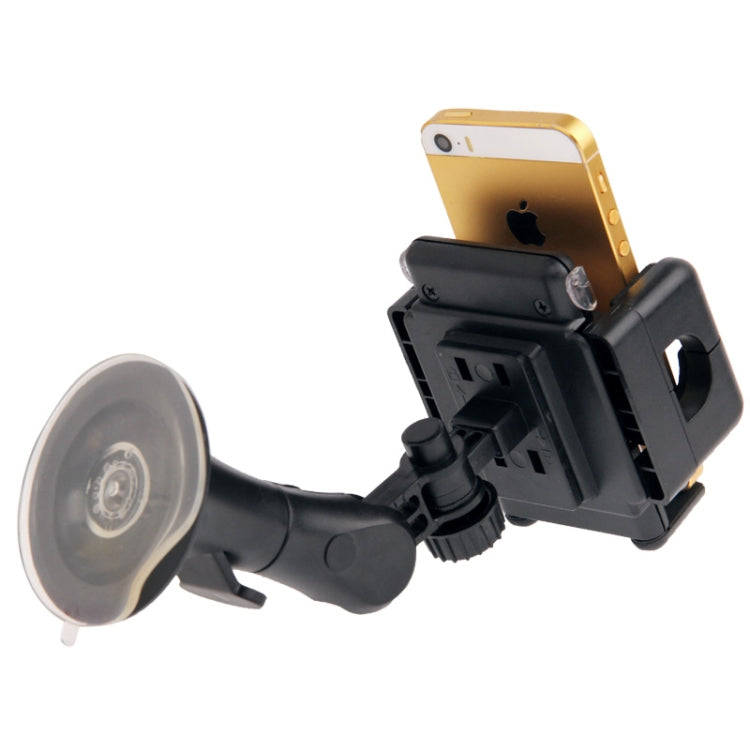 Universal 360 Degree Rotation Suction Cup Car Holder / Desktop Stand, For iPhone, Galaxy, Sony, L...