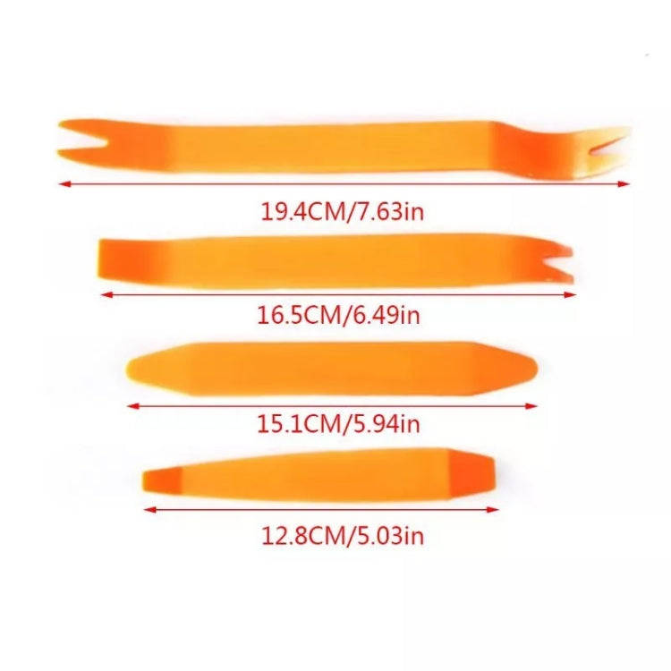 4pcs Plastic Pry Bar / Dash Panel Trim Removal Double Ended Tool