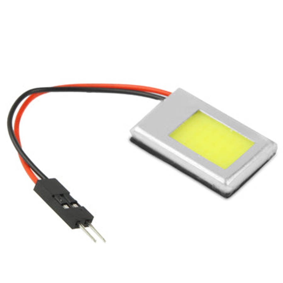 5W White Light LED Car Interior Lamp with T10 Dome + BA9S Festoon Adapter